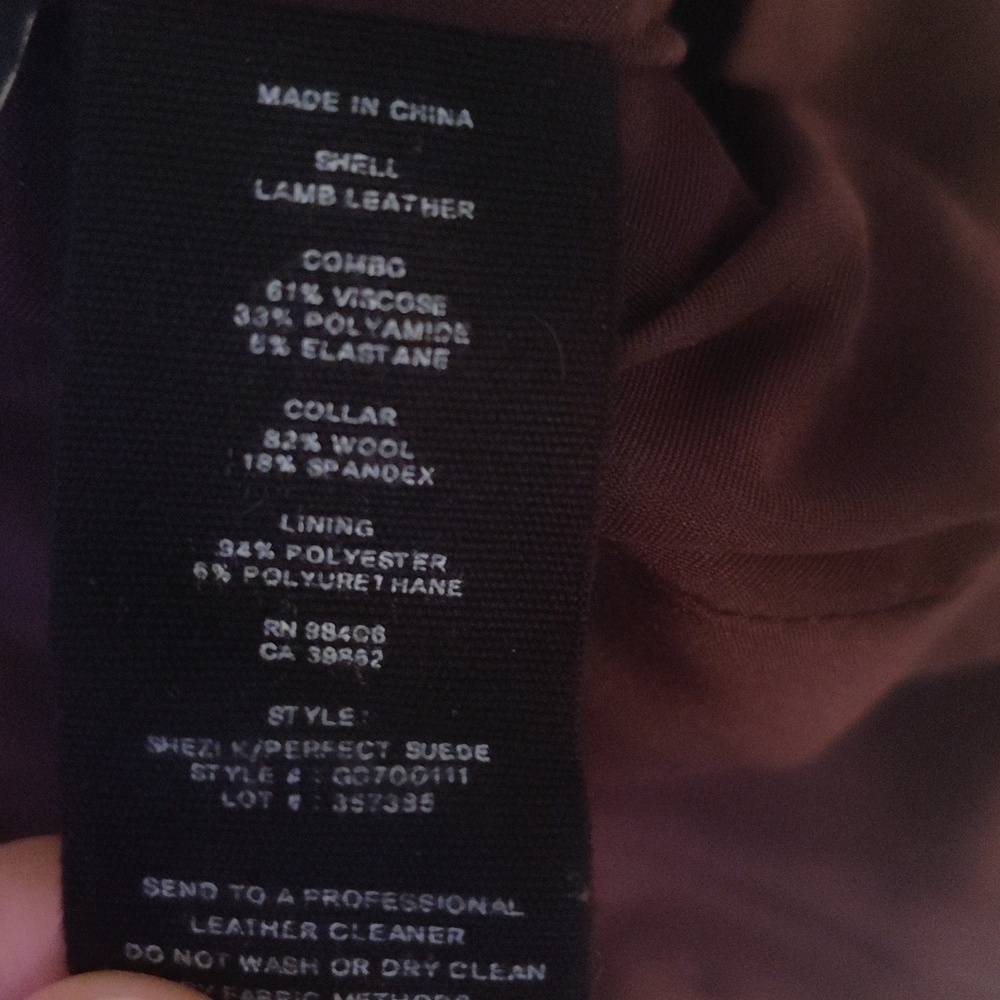 Theory Shezi K Combo Moto Jacket Eggplant Purple Suede Small Cropped Lamb Leathe - Picture 6 of 11